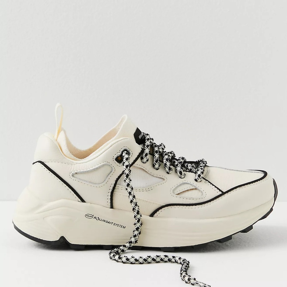 Brandblack Aura 130 Black and White Sneakers with Vibram Tech